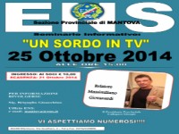 FOTO UN SORDO IN TV